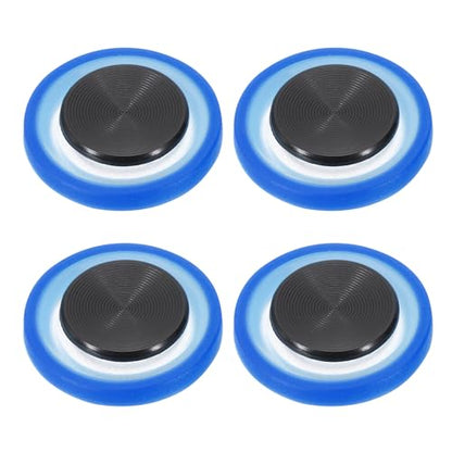 PATIKIL 4 Pcs Mobile Phone Game Joystick, Frosted Spiral Game Control Touch Screen Joystick with Storage Box for Mobile Tablet Smart Phone, Blue - color: Blue