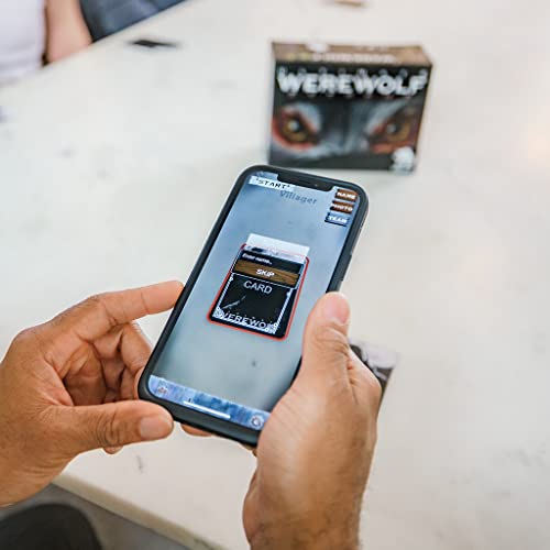 Bezier Games Ultimate Werewolf Extreme | Social Deduction with Hidden Roles Bluffing and Voting, Moderator App Included, 3-25 Players Ages 8+, 30-60 Minutes