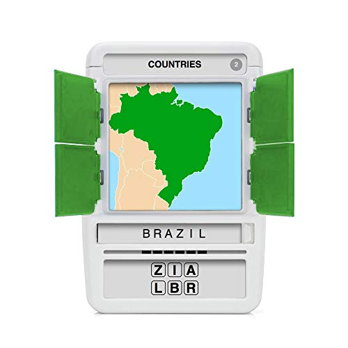 Countries of The World Travel Game - Learn 100 Countries | Flash Cards with Slide Reveal Case | Geography Card Game, Gift, Stocking Stuffer | for Kids and Adults | Ages 6+ - style: Countries