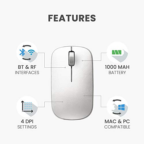 Azio Retro Classic Mouse (Maple) / RM-RCM-L-06 - color: Gunmetal, style: Maple