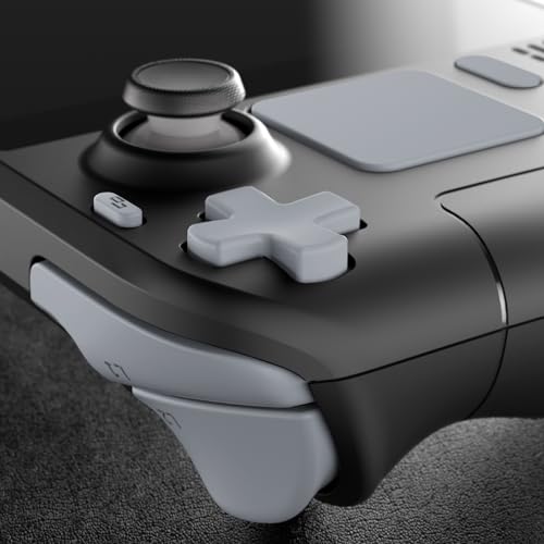 eXtremeRate New Hope Gray Replacement Full Set Buttons for Steam Deck, DIY Custom ABXY D-pad Trackpad Bumpers Triggers Buttons for Steam Deck LCD Handheld Console - Console NOT Included - color: New Hope Gray