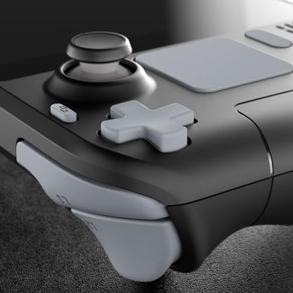eXtremeRate New Hope Gray Replacement Full Set Buttons for Steam Deck, DIY Custom ABXY D-pad Trackpad Bumpers Triggers Buttons for Steam Deck LCD Handheld Console - Console NOT Included - color: New Hope Gray