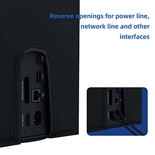 Mcbazel Dust Cover for Xbox Series X Console, Anti Scratch Waterproof Protective Case Cover Sleeve for Xbox Series X Console(Black)