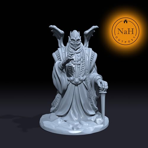 Generic Styxrazor, The Stygian Horror | Amnizu | Stygian Devil Miniature for Tabletop Games Like D&D and War Gaming Medium (Normal Size), Gray, 02S054 - size: Medium (Normal Size)