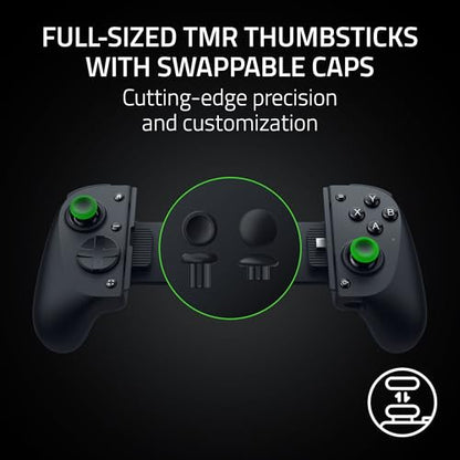 Razer Kishi V3 Pro Gaming Controller for iPhone, Android & Tablets, USB-C | iPhone 15, 16, 17 Series & iPad mini up to 8", Full Sized TMR Thumbsticks, Back Buttons, PC Remote Play, Haptics - style: Kishi V3 Pro