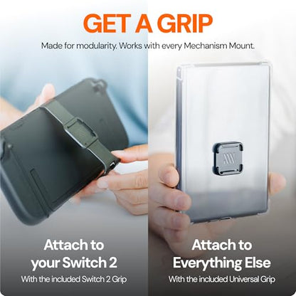 Mechanism 7-in-1 Bundle for Nintendo Switch 2 OLED & LED | Kickstand, Battery, VESA & Wall Mounting Kit | Mount Anything to Your Switch & It to Anything | Case Friendly Accessories - color: Nintendo Switch 2