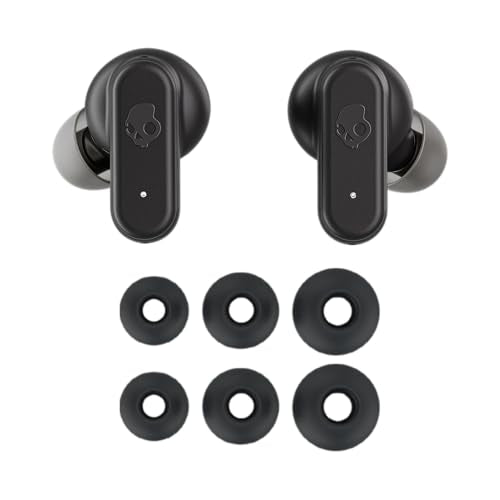 Skullcandy Dime 3 Wireless In-Ear Bluetooth Earbuds - Preppy Blue | Noise Isolating Fit, 20 Hours Battery, Microphone for iPhone Android, Easy Carry with Integrated Lanyard, Travel Friendly - color: Preppy Blue