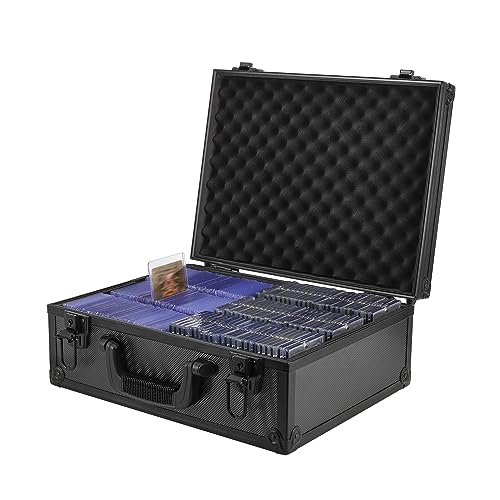 HZGXQN Toploader Storage Box for 3" x 4" 35pt Rigid Card, Top Loader Card Storage Hard Case, Sports Card Storage Boxes for Trading Cards, Top Loaders Holder (Holds 600+ Toploaders)
