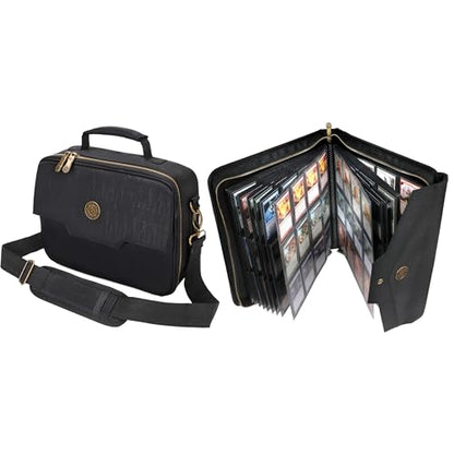 ENHANCE Tabletop MTG Card Travel Bag + Trading Card Binder Album - Bundle