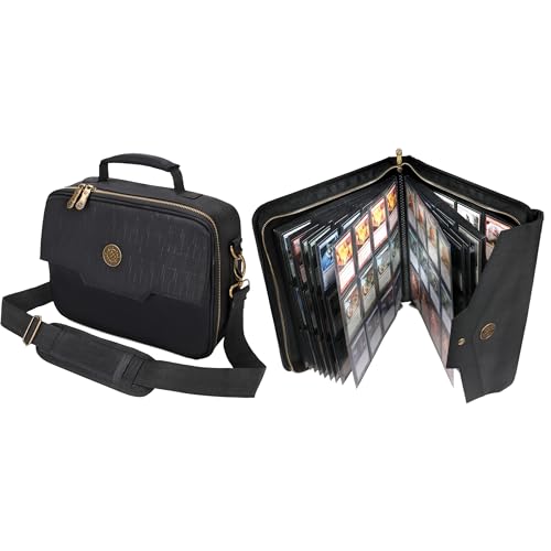 ENHANCE Tabletop MTG Card Travel Bag + Trading Card Binder Album - Bundle