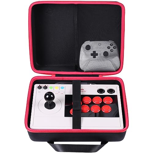 co2CREA Hard Case Compatible with 8Bitdo Arcade Stick for Xbox Series X|S, Switch and PC Windows