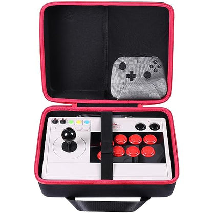 co2CREA Hard Case Compatible with 8Bitdo Arcade Stick for Xbox Series X|S, Switch and PC Windows