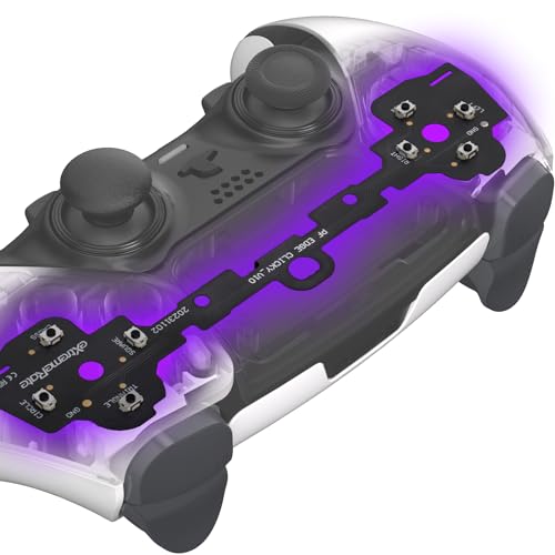 eXtremeRate Face Buttons Clicky Kit for PS5 Edge Controller, Custom Tactile Dpad Action Buttons for PS5 Edge Controller D-pad X Circle Square Triangle Keys Mouse Click Kit - Without Gamepad
