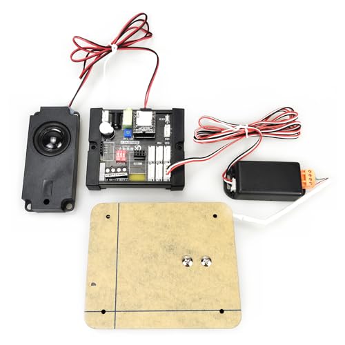 Escape Room Props Puzzles Scale Sensor Put The Right Weight on Scale Sensor to Open 12V Electromagnetic Locks for Room Escape and Exit Game Owners (with Audio) - style: With Audio