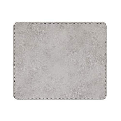 Non-Slip Rubber Base Mousepad for Laptop Computer PC Personality Desings Gaming Mouse Pad Mat 9.45 X 7.87 inch (Leahter Mouse Pad-Gray, 9.45 X 7.87 inch) - color: Leahter Mouse Pad-Gray