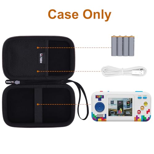 LTGEM Case Compatible with My Arcade Handheld Portable Video Game Console, Hard Shell Travel Carrying Storage Bag - Black(Case Only) - color: 1.Black
