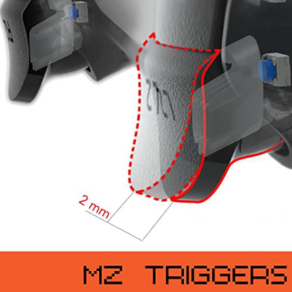 Custom Modded Controller for PS5 with Anti Recoil Mode - Remappable Paddles - Interchangeable Thumbsticks - Hair Triggers - Tactical Buttons - Wireless Joystick for PlayStation 5 with Unique Design Scarry party - color: Scarry party