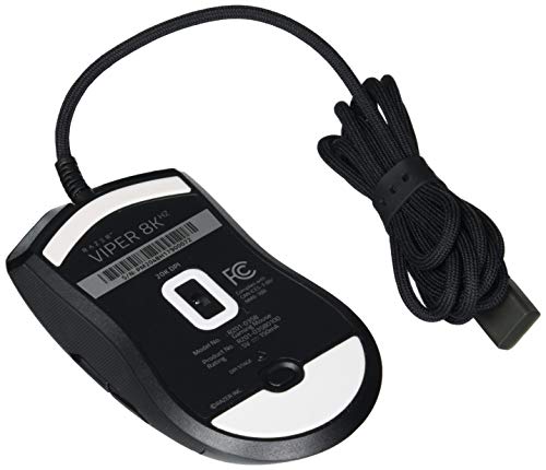Razer Viper 8KHz Ultralight Ambidextrous Wired Gaming Mouse: Fastest Gaming Switches - 20K DPI Optical Sensor - Chroma RGB Lighting - 8 Programmable Buttons - 8000Hz HyperPolling - Classic Black - color: Classic Black