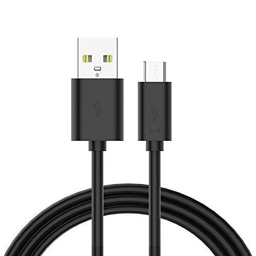 Cable Cord Replacement for Wacom HyperX QuadCast S HMIQ1S-XX-RG/G HMIQ1SXXRG/G HMIS1X-XX-BK/G RGB USB Condenser Gaming Microphone USB Type C USBC 5V DC Power Supply Mains PSU, Black | HMIQ1S-XX-RG/G HMIQ1SXXRG/G HMIS1X-XX-BK/G RGB USB Condenser Gaming Mic