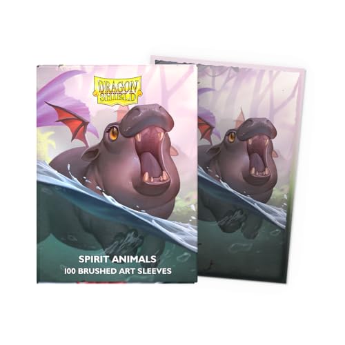 Dragon Shield | Brushed Art Sleeves | The Snortle | 100 CT - Smooth & Tough Premium TCG Sleeves | Compatible with Pokemon, Flesh & Blood, One Piece & Magic the Gathering - color: Spirit Animals: the Snortle