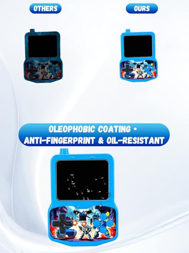 [2 Pack] Compatible with JJFUN QS8 Handheld Game Console 3.5“ Screen Protector, 9H Anti-Glare Tempered Glass, Shockproof Scratch-Resistant
