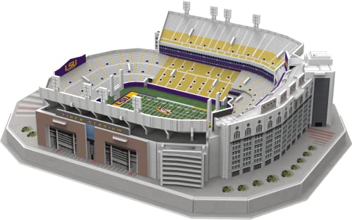 Pro Lion 3D Jigsaw Puzzle of Tiger Big Stadium Construction Building Kits - 88 Pieces | LSU Tigers Football League Gifts for Boys, Adults, Men & Kids Aged 7+ | Puzzles Games Kit for Creative Fans - style: Sport, Realistic