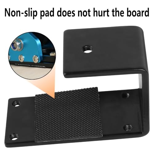 Handbrake Mount Compatible with USB Shifter Handbrake PC for Racing Games G25/27/29/920/923 T500 Universal(Only Clamp) (Black)