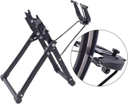 Keenso Wheel Truing Stand - Foldable Home Mechanic Stand for 16" - 29" 700C Wheels