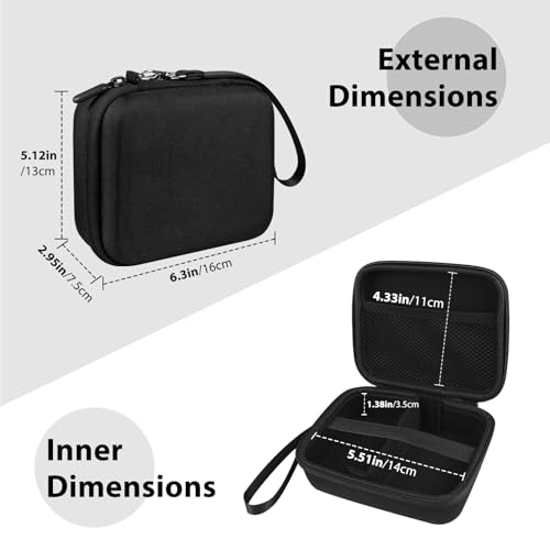 300+ Game Card Storage Case for UNO/Five Crowns/SKYJO Playing Card | Portable Card Deck Holder Box Compatible with Bicycle/Phrase 10/PlayMonster/Exploding Kittens Card Games, Black (Case Only) - color: Black