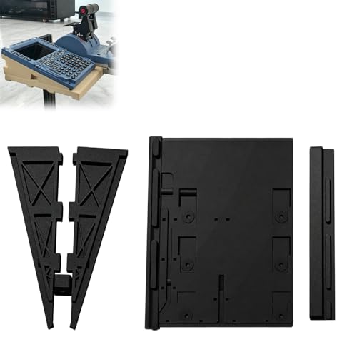 Flight Simulator Bracket Compatible with Winwing Throttle Desk Mount 5 | Flight Simulator Bracket Compatible with MCDU PFP 3N 4 7 | Stable Desktop Holder | Easy Installation | Space Saving Cockpit Setup | Video game accessories