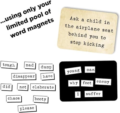 Ransom Notes The Ridiculous Word Magnet Party Game & Expansion Pack Bundle | Base Game Plus Expansion Pack 1! Easy to Learn in 1 Minute for Hilarious 3–10+ player Game Nights. - color: Multicolor