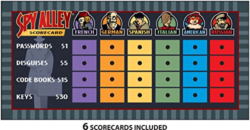 Spy Alley - Mensa Award-Winning Strategy Game - Social Deduction & Bluffing Board Game - Family Game Night Fun - Ages 8+ for 2-6 Players