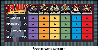 Spy Alley - Mensa Award-Winning Strategy Game - Social Deduction & Bluffing Board Game - Family Game Night Fun - Ages 8+ for 2-6 Players