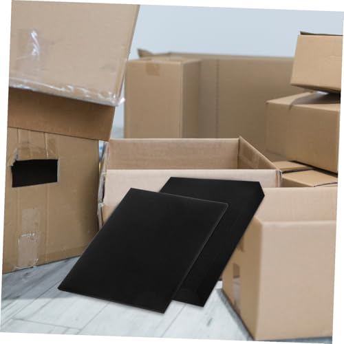 DOITOOL 4pcs Pre-cut Foam Inserts for Jewelry Box Tool Box and Game Storage Soft Black Cushioning Sheets for Crafts and Cases
