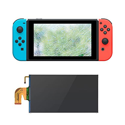 LCD Screen Replacement for NS Switch, LCD Screen Display Glass Assembly Accessories for NS Switch Console(Only LCD Screen and Not for Switch Lite)(Remove The 2 Films Before Installation)