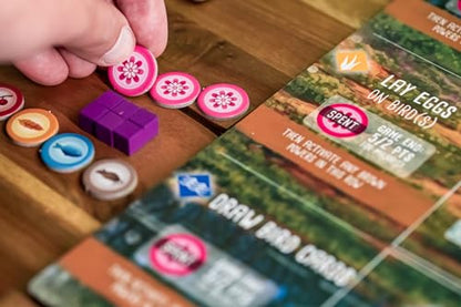 Stonemaier Games: Wingspan Oceania Expansion by Elizabeth Hargrave | Add to Wingspan | Includes New Player Mats, Food, Eggs, Cooperative Mode, & 95 Unique New Colorful Birds | 1-5 Players, 70 Mins - style: Oceania Expansion