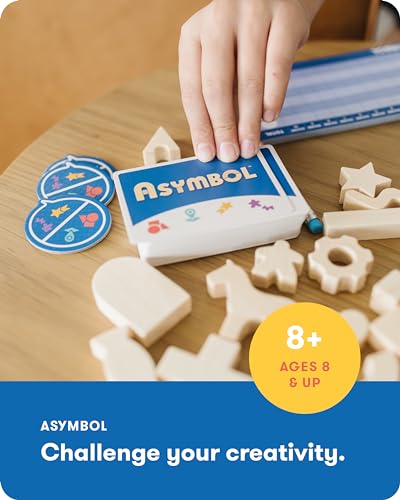 SimplyFun Asymbol - A Building and Communication Game That Challenges Your Creativity & Imagination - 3 to 6 Players - A Game for Kids Ages 8 & Up - style: Asymbol