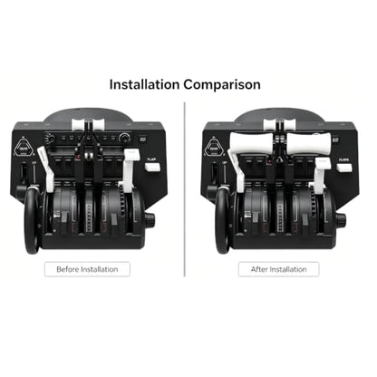 GHKHKTEM 737 Style Throttle Handle Set compatible with Honeycomb Bravo Throttle Quadrant