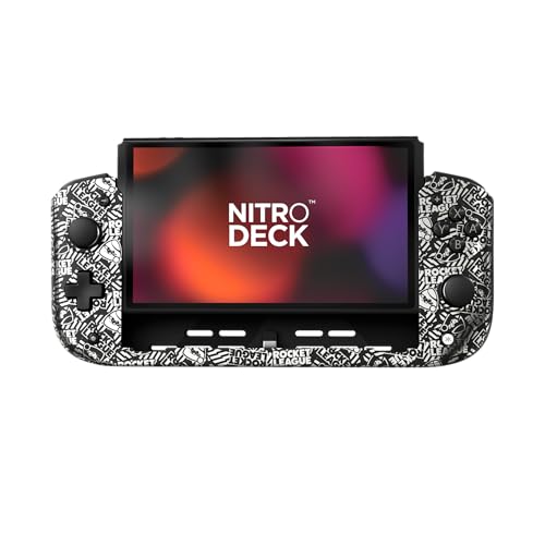 CRKD Nitro Deck - Professional Handheld Deck with Zero Stick Drift for Nintendo Switch and Switch OLED (Rocket League Edition) - color: Rocket League Silver Edition