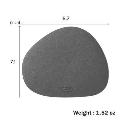 GREEDY FARMERS Mouse pad, Non-Slip Washable Waterproof Computer Mouse pad (Dark Grey) - color: Dark Grey