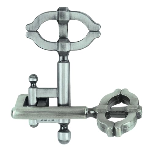 BePuzzled, Key Hanayama Cast Metal Brainteaser Puzzle Mensa Rated Level 2, for Ages 12 and Up