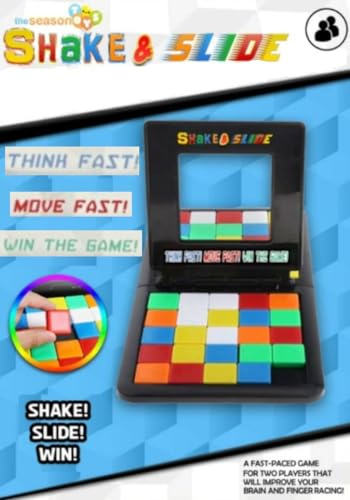 Shake & Slide Block Game Shape Matching Intelligence Board Game for Family Game Nights, Classic - color: Classic