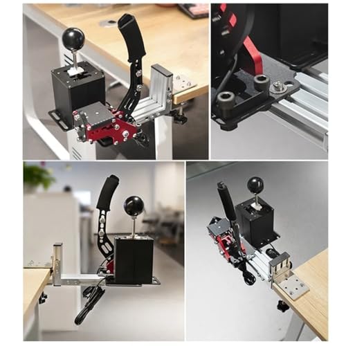 YWLUUOO 1 Set Realistic USB Handbrake Game Handbrake for Racing Game with Customizable Button and Ergonomic Design USB for Model Racing