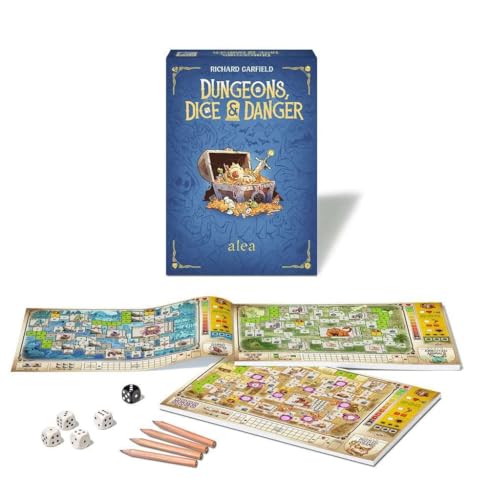Ravensburger Dungeons, Dice & Danger - Engaging Strategy Game for Teens & Adults - Solo or Group Play - Adventure-Filled Gameplay for Puzzle and Game Enthusiasts