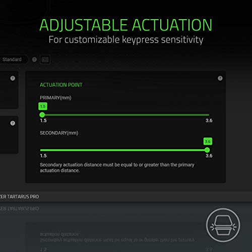 Razer Tartarus Pro Gaming Keypad: Analog-Optical Key Switches - Rapid Trigger - Adjustable Actuation - 32 Programmable Keys - Customizable Macros - Chroma RGB Lighting - Classic Black | Rapid Trigger, Adjustable Actuation, 32 Programmable Keys, Customizab