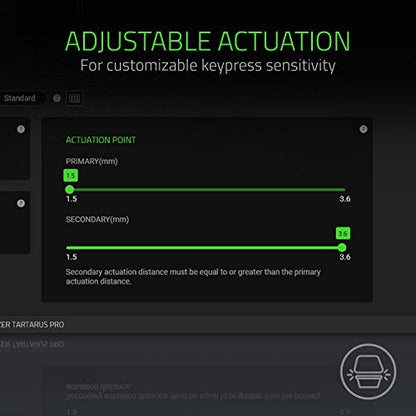 Razer Tartarus Pro Gaming Keypad: Analog-Optical Key Switches - Rapid Trigger - Adjustable Actuation - 32 Programmable Keys - Customizable Macros - Chroma RGB Lighting - Classic Black | Rapid Trigger, Adjustable Actuation, 32 Programmable Keys, Customizab