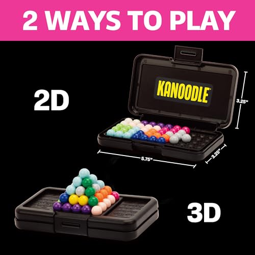 Educational Insights Kanoodle - 3D Brain Teaser Puzzles for Kids, Spatial Puzzle Games for Adults, Teens and Kids, Problem Solving Toys and Logic Puzzles, Single Player Games (Pack of 2) - size: Medium (Pack of 2)