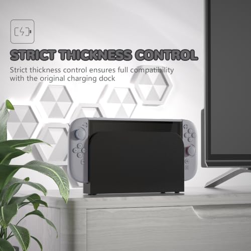 PlayVital Hard Case for Nintendo Switch 2 with Extra Stand & Thumb Grip Caps | Split Design, Dockable Protective Full-Body Shell Cover for Nintendo Switch 2 | Solid Color Series, New Hope Gray - color: New Hope Gray