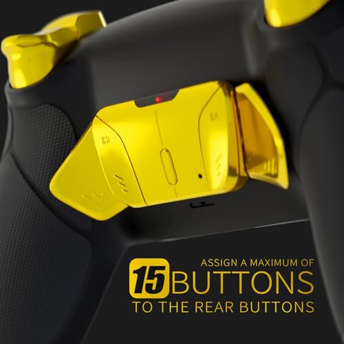HEXGAMING RIVAL PRO Wireless Controller Compatible with ps5, Black | Hall Effect Joysticks, Mouse-Click Triggers & Bumpers, 4 Remappable Buttons, 8 Swappable Sticks, FPS Gaming - color: Black