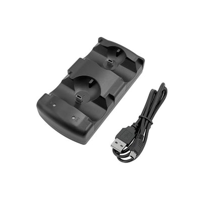 PS3 Controller Charger Station, Dual Controller and Move Controller Charging Dock USB Cable